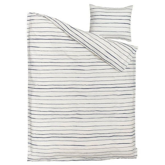 IKEA Other - Ikea PAGODTRÄD Duvet cover and pillowcase white/dark blue, Twin BRAND NEW